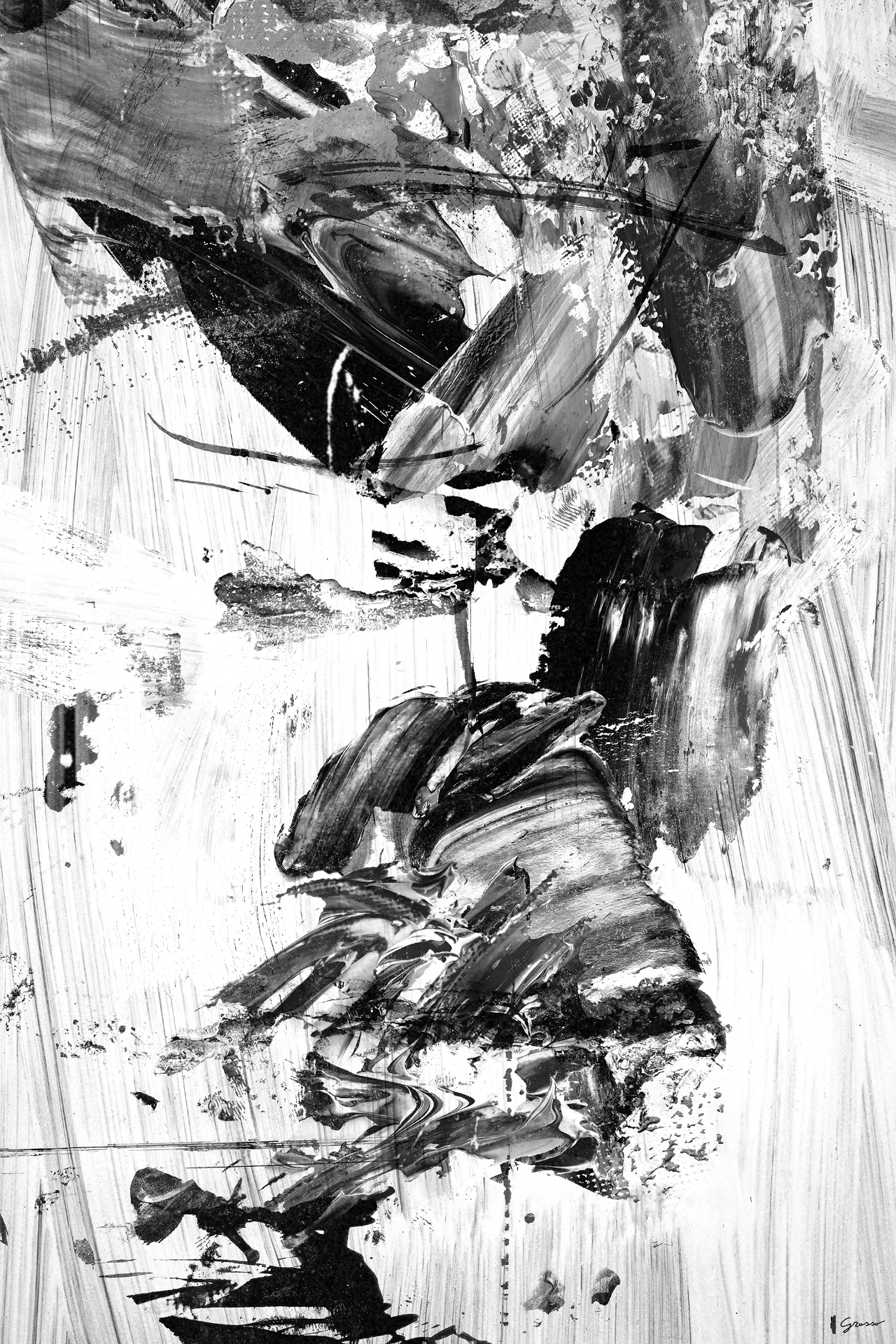 Fell on Black Days — painting by Roberto Grosso